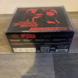 Destined Rivals Elite Trainer Box ETB With Acrylic Case New and Sealed English - Image 2