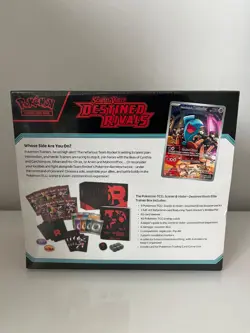 Pokemon TCG Destined Rivals Elite Trainer Box ETB New & Sealed - Image 2