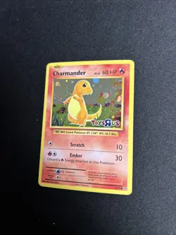 POKEMON TCG Charmander (Holo Toys R Us Promo) 9/108 XY Evolutions 2016 - Image 3