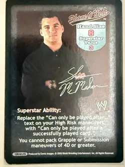 Shane O’Mac 8 Card Rare Foil Lot WWE Raw Deal CCG - Image 1