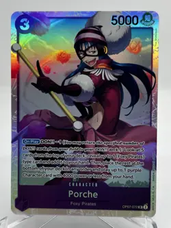 One Piece Card Game Porche OP07-072 SR 500 Years in the Future English - Image 1
