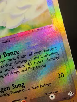 Altaria - 2/97 EX Dragon - E Series Reverse Holo Pokemon Card - NM - Image 4