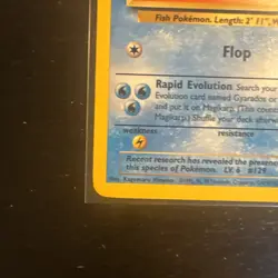 Pokemon Card Magikarp Team Rocket 47/82 WotC Vintage 2000 NM - Image 5