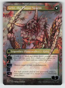 Grist, Voracious Larva (Borderless) (Textured Foil) *Foil* MH3 472 NM - Image 2