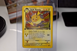 Pokemon TCG 1st Edition Holo Dark Raichu 83/82 Rare Team Rocket, Damaged, DMG/HP - Image 1