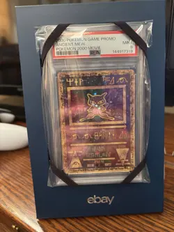 2000 Pokemon Game Movie Ancient Mew Promo PSA 9 MINT - Image 1