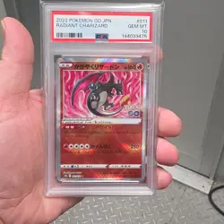 Pokemon Radiant Charizard 011/071 S10b Pokemon GO Kagayaku PSA 10 Holo Japanese - Image 1