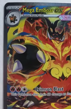 Pokemon TCG English Mega Emboar SIR Ascended Heroes 273/217 - NM! - Image 2