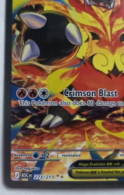 Pokemon TCG English Mega Emboar SIR Ascended Heroes 273/217 - NM! - Image 4