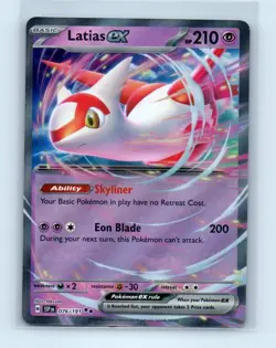 Pokemon tcg SV08: Surging Sparks Latias ex Near Mint or Better - Image 1
