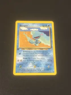 POKEMON TCG - NEO GENESIS - WOOPER - 1ST EDITION 82/111 - Image 1