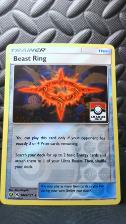 | Pokemon Beast Ring 102a/131 League Cup Championship STAFF Promo NM 🔥 | - Image 2