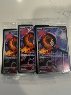 Pokemon TCG-Charcadet Black Star Promo 022 Sealed Phantasmal Flames - Image 1