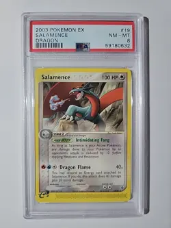Pokemon TCG Salamence EX Dragon 19/97 PSA 8 - Image 1