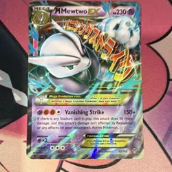 Pokemon M Mewtwo EX 63/162 Breakthrough Ultra Rare Full Art Xy Pokemon TCG - Image 1