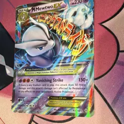 Pokemon M Mewtwo EX 63/162 Breakthrough Ultra Rare Full Art Xy Pokemon TCG - Image 2