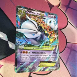 Pokemon M Mewtwo EX 63/162 Breakthrough Ultra Rare Full Art Xy Pokemon TCG - Image 3