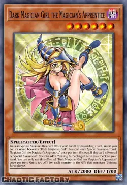 YUGIOH ALIN-EN004 Dark Magician Girl the Magician's Apprentice Secret Rare 1st E - Image 1