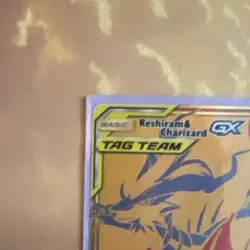 Pokemon Reshiram & Charizard GX 220/173 Ultra Rare Holo TAG TEAM All Stars - - Image 3