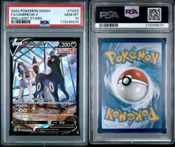 PSA 10 Gem Mint Umbreon V TG22/TG30 Brilliant Stars Pokemon TCG - Image 3