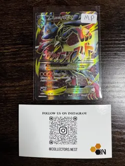 Pokemon TCG M Lucario EX Holo Full Art Ultra Rare Card 55a/111 MP - Image 1