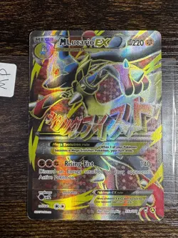 Pokemon TCG M Lucario EX Holo Full Art Ultra Rare Card 55a/111 MP - Image 2