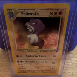 Pokemon Poliwrath Neo Discovery 9/75 Holo Rare 90 HP Stage 2 English Card - Image 1