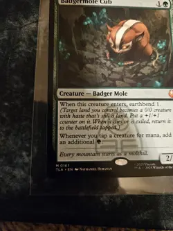 Badgermole Cub - Near Mint MTG Avatar: The Last Airbender - Image 2