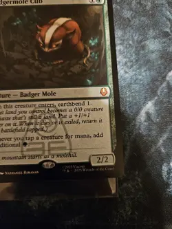Badgermole Cub - Near Mint MTG Avatar: The Last Airbender - Image 3