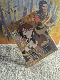 Naruto Mythos TCG Gaara 120/130 V Winner Promo English Card - Image 3