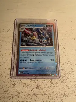 Clawitzer Cosmo Pokemon Mega Evolution Card 038/132 - Image 1