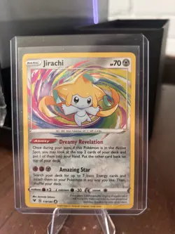 Pokemon TCG Jirachi Vivid Voltage Holo Rare Card 119/185 - Image 1