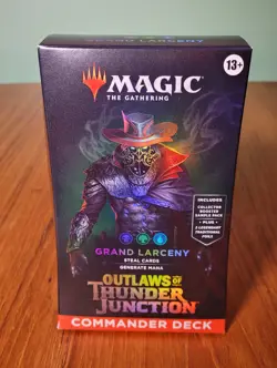 Outlaws of Thunder Junction: Commander Deck - Grand Larceny MTG Brand New Sealed - Image 1