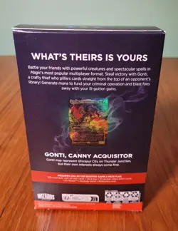 Outlaws of Thunder Junction: Commander Deck - Grand Larceny MTG Brand New Sealed - Image 2