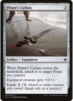 Pirate's Cutlass (Foil) 242 MTG NM - Ixalan - Image 1