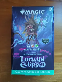 Magic: The Gathering - Lorwyn Eclipsed - Blight Curse - Commander Deck - SEALED - Image 1