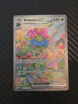 Venusaur ex 198/165 Sv: Scarlet & Violet 151 Holo Pokemon NM Near Mint - Image 1
