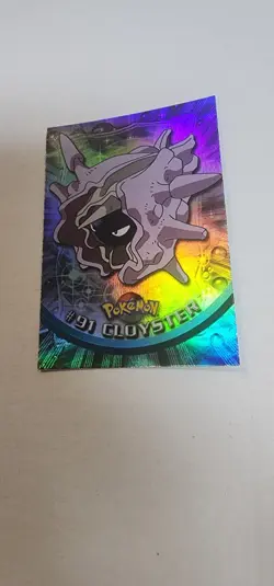 Topps Pokemon Cloyster #91 2000 TV Animation Edition Holo Foil Blue Logo - Image 1