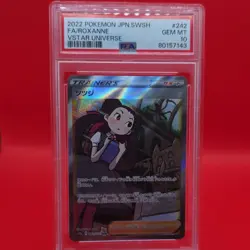 Pokemon TCG Roxanne 242/172 Vstar Universe PSA 10 Full Art Holo - Image 1