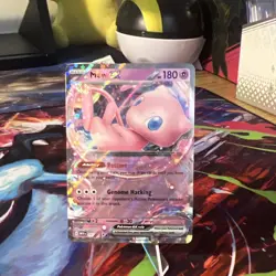 Pokemon Mew EX SV: Scarlet & Violet 151 Double Rare Full Art Holo 180 HP 151/165 - Image 1