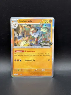 Barbaracle MEP 065 Perfect Order Pre-Release Stamped Promo - Pokemon TCG - Image 1
