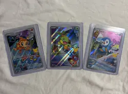 Pokemon First Partner Illustration Collection Chimchar/Turtwig/Piplup Promo - NM - Image 1