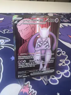 Pokemon 2025 Team Rocket’s Mewtwo FULL ART #213/182 Destined Rivals Near Mint - Image 2