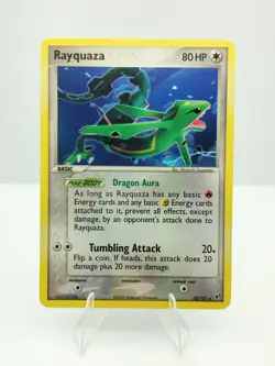Pokemon Rayquaza (Non-Holo) 22/107 Ex Deoxys English LP - Image 1