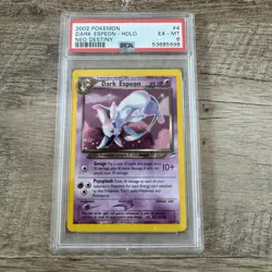 2002 Pokemon Dark Espeon Holo Neo Destiny PSA 6 - Image 1