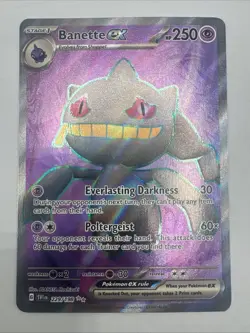 Banette ex 229/198 SV01: Scarlet & Violet Holo - Pokemon TCG - NM - Ultra Rare - Image 1