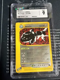 2003 Pokemon Skyridge 31/145 Steelix CGC Mint 9 - Image 1