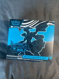 Pokemon TCG Black Bolt Elite Trainer Box ETB New Sealed - Image 1