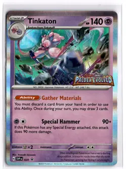 Pokemon TCG Tinkaton (Prerelease) 020 Scarlet & Violet Stamped Black Star Promo - Image 1