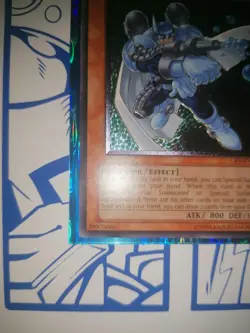 YU-GI-OH Elemental Hero Bubbleman Unlimited Euro Print Light Play - Image 5